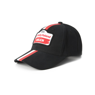 Rally Poland WRC Mens Stripe Baseball Cap black