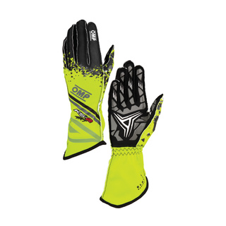 OMP KS-2 ART my2025 Karting Gloves Yellow