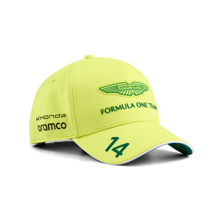 2026 Aston Martin F1 Mens Alonso Team Baseball Cap lime green