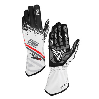 OMP KS-2 ART my2025 Karting Gloves White