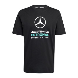 2026 Mercedes AMG F1 Mens Large Logo T-shirt black