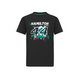  Mercedes AMG F1 Kids Lewis 44 T-shirt Black