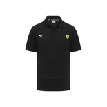 2024 Ferrari F1 Mens Logo Polo Shirt Black