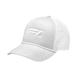 2024 Formula 1 Boucle Trucker White Cap