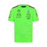 2024 Mercedes AMG F1 Men's Team Set Up Green T-shirt