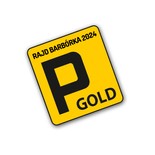 2024 Official Barborka Rally VIP GOLD Parking Sticker