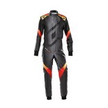 OMP KS-X Art 8877-2022 Kids Karting Suit black-red (FIA)