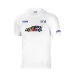 Sparco M-Sport Mens Rally Car T-shirt white