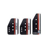 Sparco SETTANTA black pedal pads (normal gas)