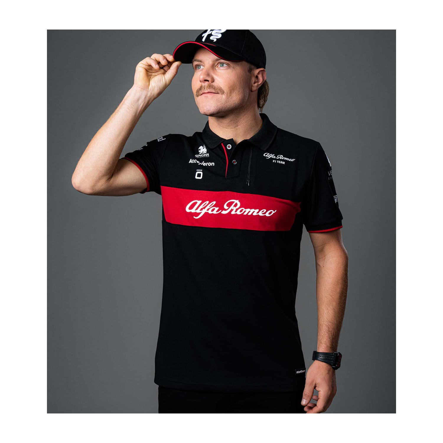 Alfa Romeo F1 Mens Team Polo Shirt Polo Shirts Men s Rallymerchandise.eu