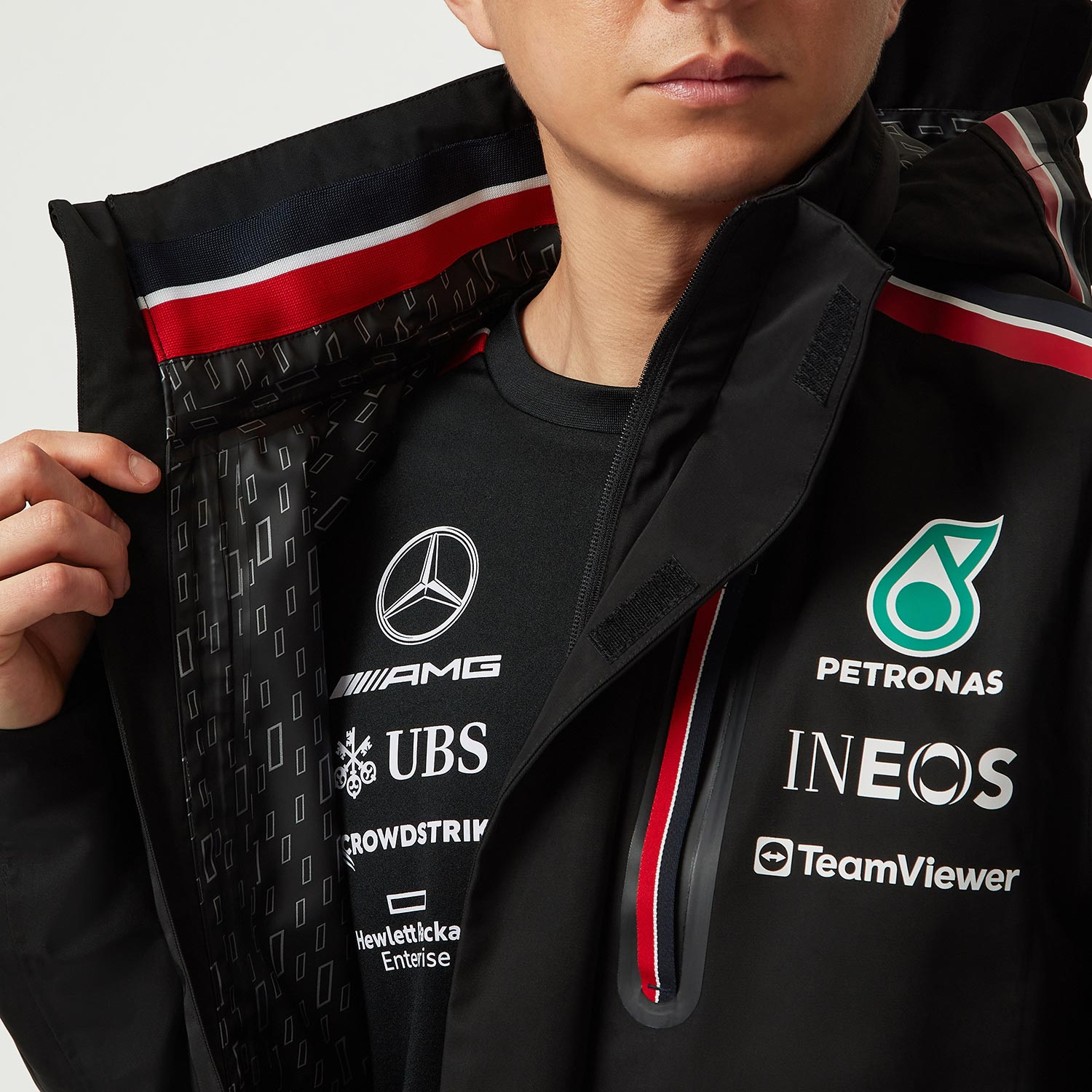 Mercedes rain jacket hotsell