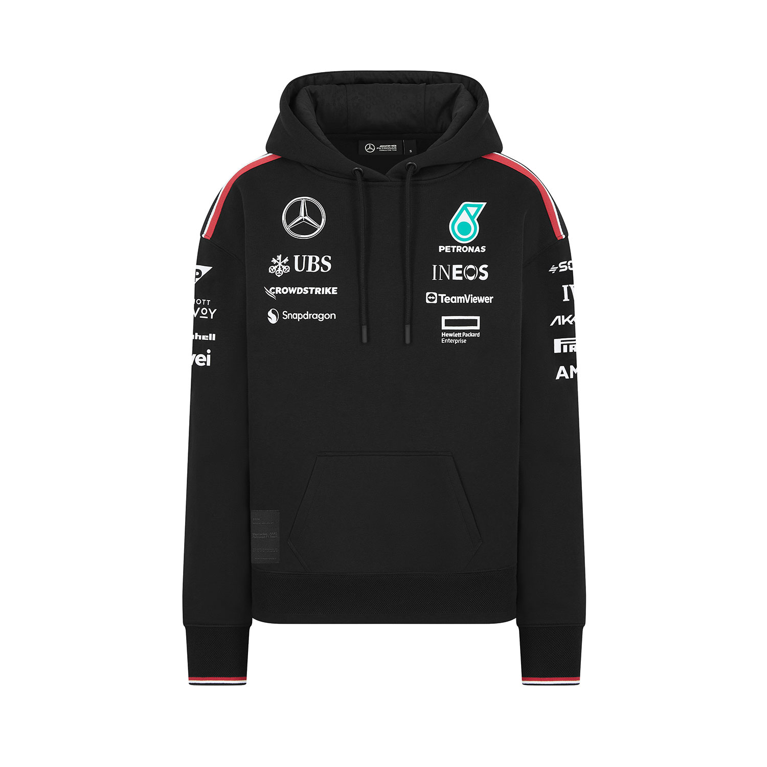 2024 Mercedes AMG F1 Women's Oversize Black Hoodie | Sweatshirts ...