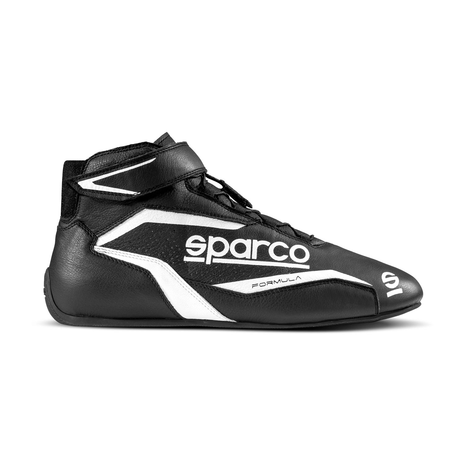 Sparco FORMULA MY22 Racing Shoes black FIA White Black Shoes with FIA homologation Rallymerchandise.eu