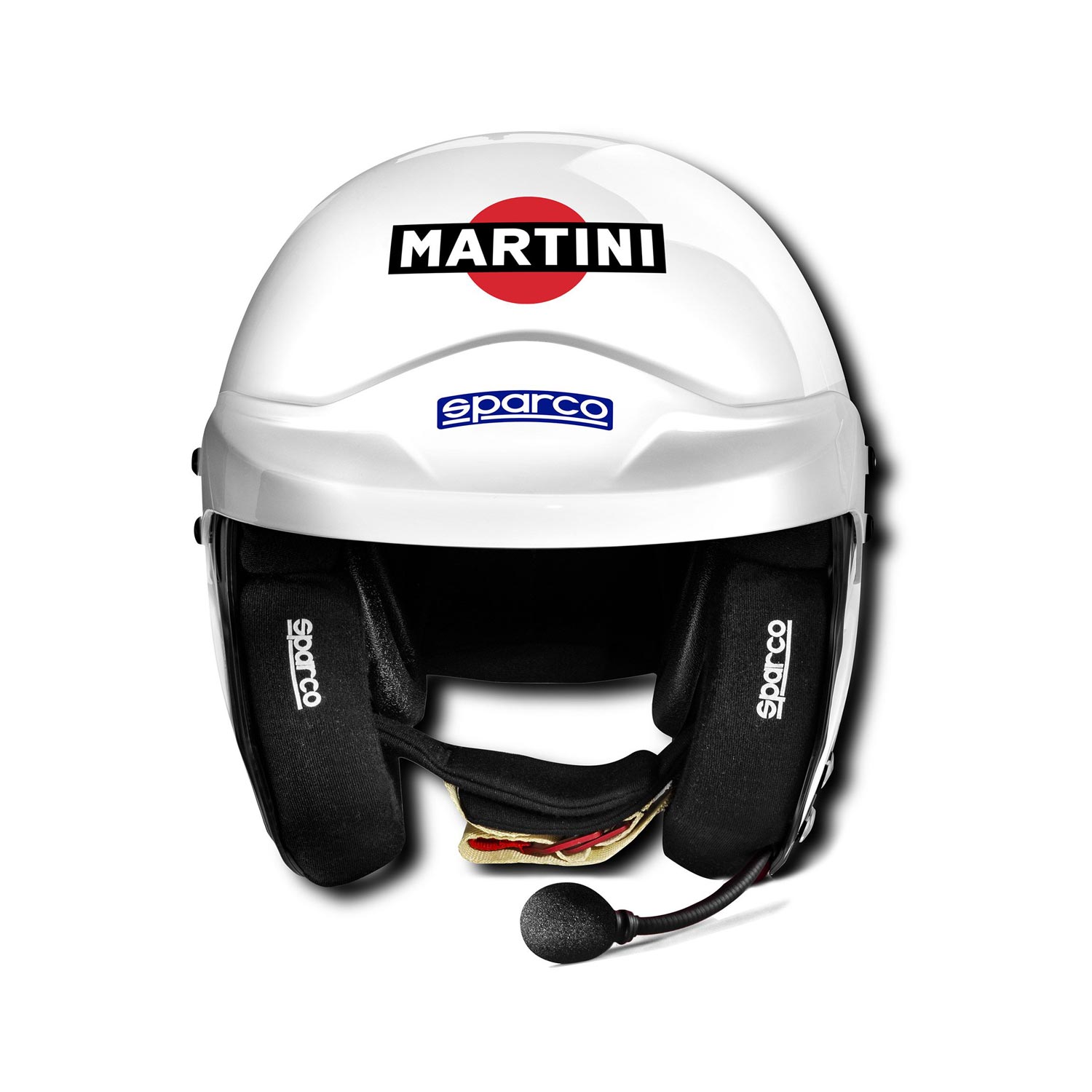 Sparco RJ-I Martini Racing Logo Open Face Helmet (FIA)
