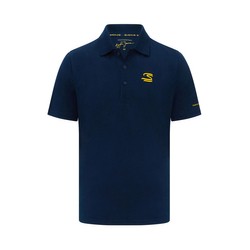  Ayrton Senna F1 Mens Seasonal blue Polo Shirt