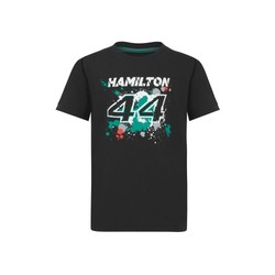  Mercedes AMG F1 Kids Lewis 44 T-shirt Black