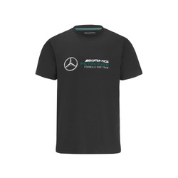  Mercedes AMG F1 Mens Logo T-shirt Black