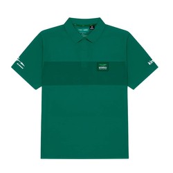 2024 Aston Martin F1 Mens Alonso Kimoa Minimal Polo shirt