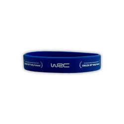 2024 Rally Poland WRC silicone wristband blue