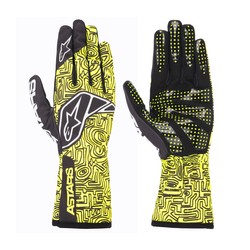 Alpinestars TECH-1 K RACE V2 VERTICAL Karting Gloves Yellow