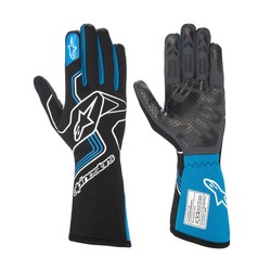 Alpinestars Tech-1 RACE V3 Gloves Black/Blue (FIA)