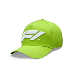 Logo Formula 1 Mens Baseball Cap Lime