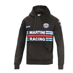 Men's Sweatshirt Hood Sparco Martini black