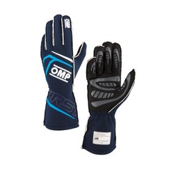 OMP FIRST MY24 Racing Gloves navy blue (FIA)