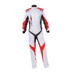 OMP KS-2 ART Karting Suit Silver (CIK-FIA homologation)