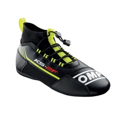 OMP KS-2F Karting Shoes Black/Yellow