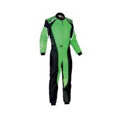 OMP KS-3 MY19 Karting Suit green (with CIK FIA homologation)