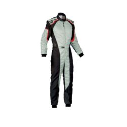 OMP KS-3 MY19 Karting Suit grey (with CIK FIA homologation)