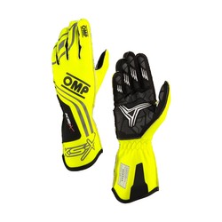 OMP KS-X 8877-2022 Karting Gloves Yellow