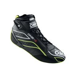 OMP ONE-S MY20 Rally Shoes Black/Yellow (FIA homologation)