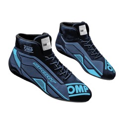 OMP SPORT MY22 Rally Shoes Black/Blue (FIA)