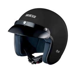 Sparco CLUB J-1 Open Face Helmet Black