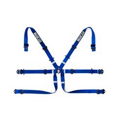 Sparco FORMULA H-7 6 - points safety belts blue (FIA)