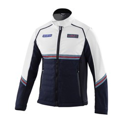 Sparco Mens Martini Racing softshell jacket navy/white