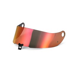 Sparco Prime RF long visor - red iridium