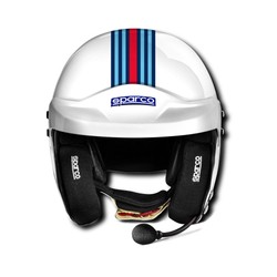 Sparco RJ-I Martini Racing Stripe Open Face Helmet (FIA)