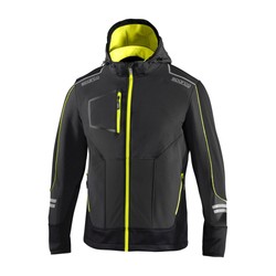 Sparco TECH Mens softshell jacket grey