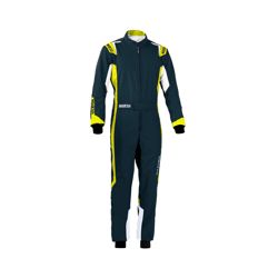 Sparco THUNDER MY20 Karting Suit grey/yellow (with CIK-FIA)