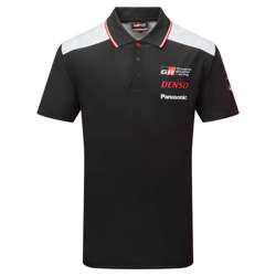 Toyota Gazoo Men's Team Polo Shirt Black 