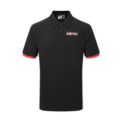 Toyota Gazoo Racing Mens GR Logo Polo Shirt black