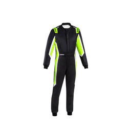 Sparco SPRINT PRO MY25 Race Suit Black-Green (FIA)