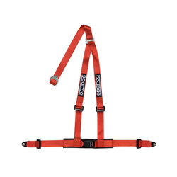 Sparco CLUB H-3 3-points Safety Harness red (ECE) 