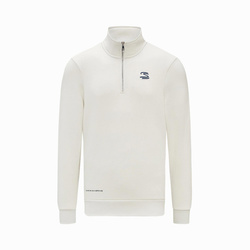  Ayrton Senna F1 Men's 1/4 zip Seasonal white