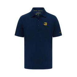  Ayrton Senna F1 Mens Seasonal blue Polo Shirt