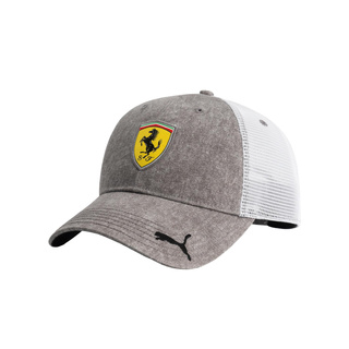 2025 Ferrari F1 Men's Trucker Baseball Cap Grey