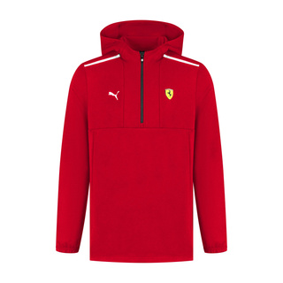 2025 Ferrari F1 Men's 1/4 Zip Sweatshirt Red